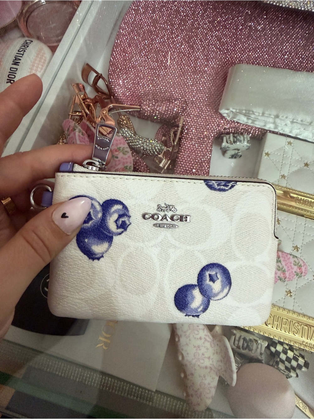 New. Coach blueberry wallet